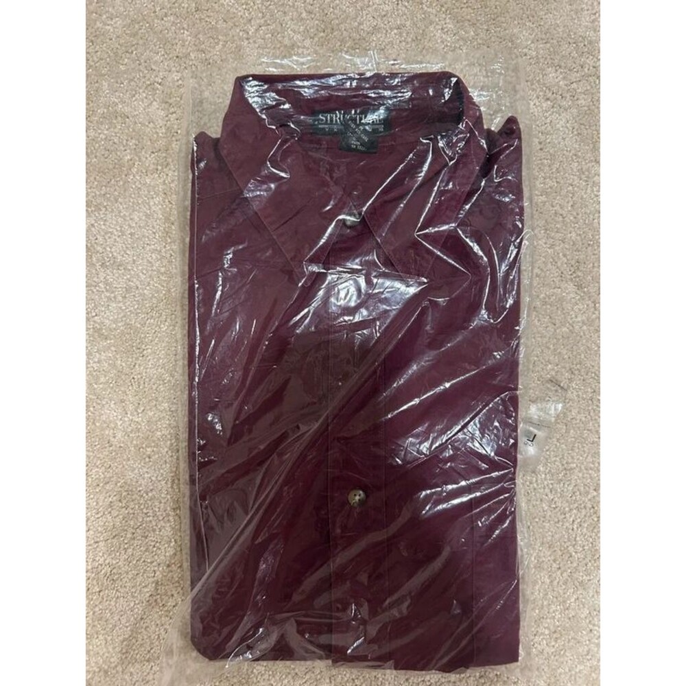 Structure long sleeve dress shirt